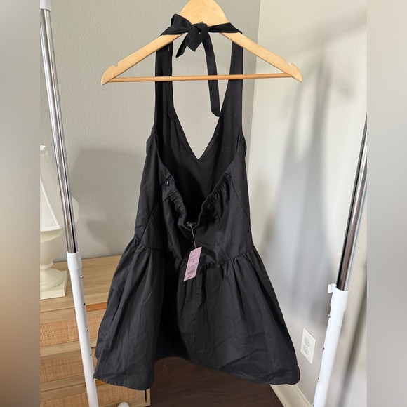 NEW Wild Fable Black Halter Mini Dress Size M - Picture 7 of 11